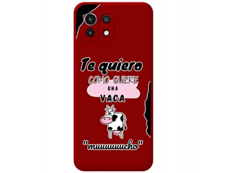 Carcasa Xiaomi Mi 11 Lite 4G / 5G / 5G NE TUMUNDOSMARTPHONE Silicona Líquida Dibujos Rojo