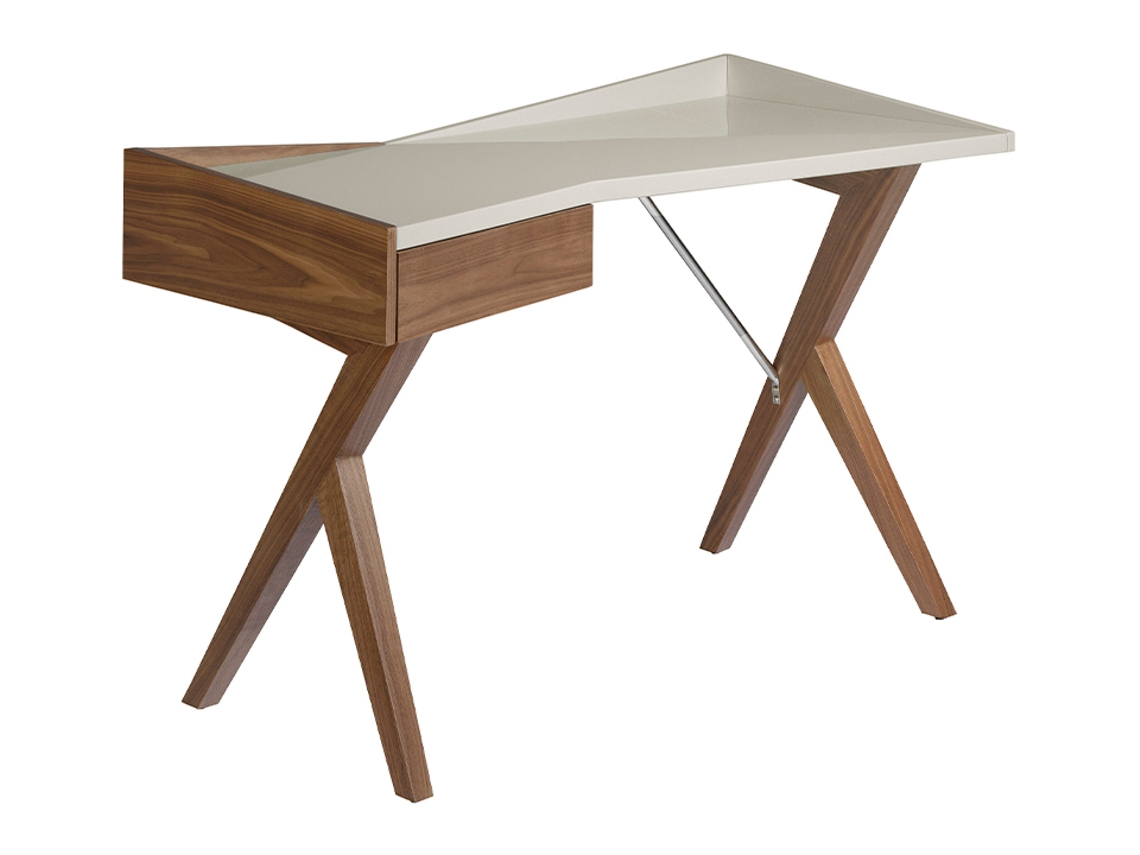Escritorio ANGEL CERDÁ S.L. Gris (MDF y Madera - 120 x 60 x 81 cm)