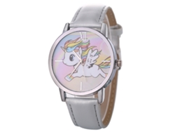 Reloj De Pulsera Analógico De Cuarzo Unisex Con Dial Redondo Gris Zhoulianfa