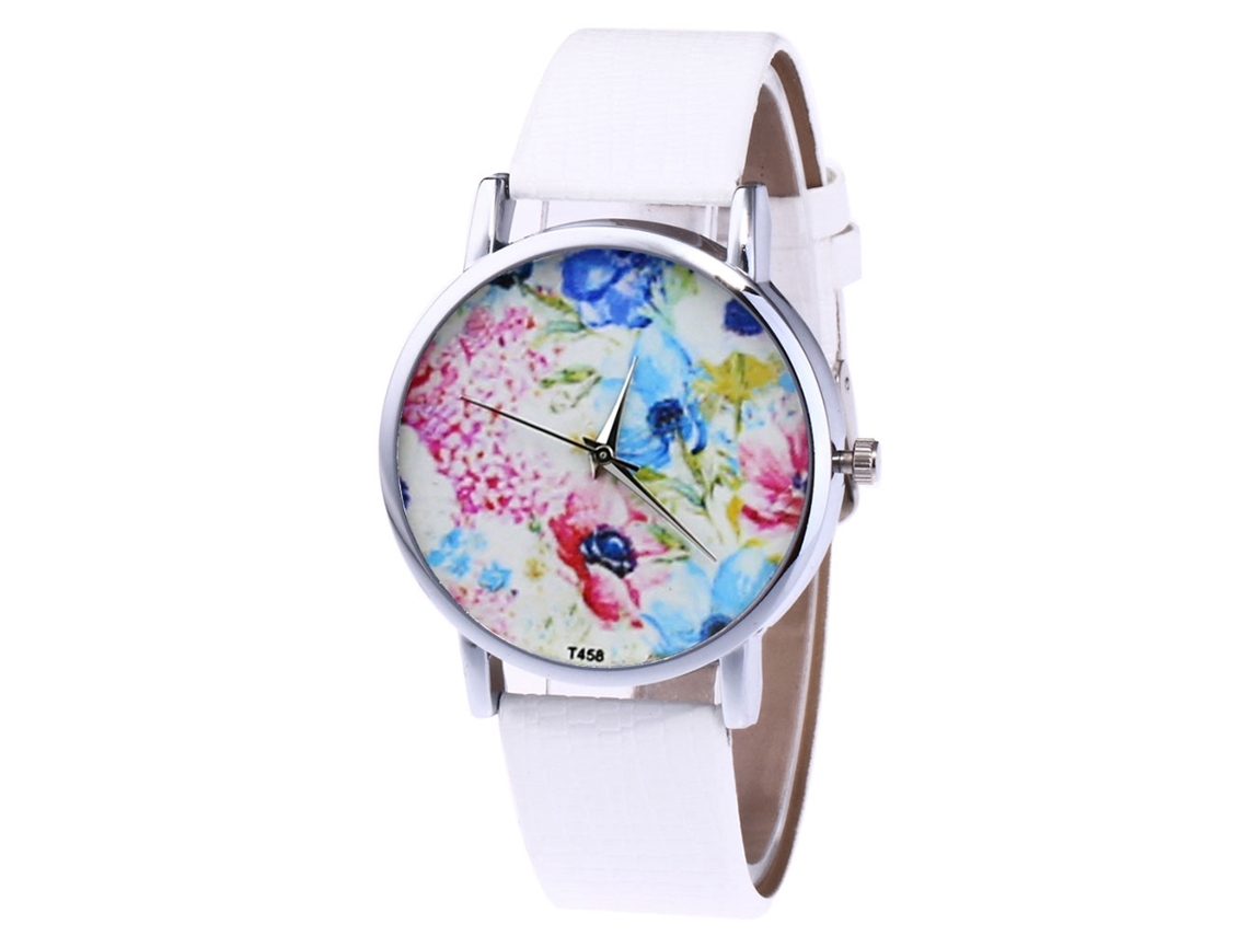 Reloj De Cuarzo Unisex Con Correa De Cuero Pu Zhoulianfa T458-yx (blanco)