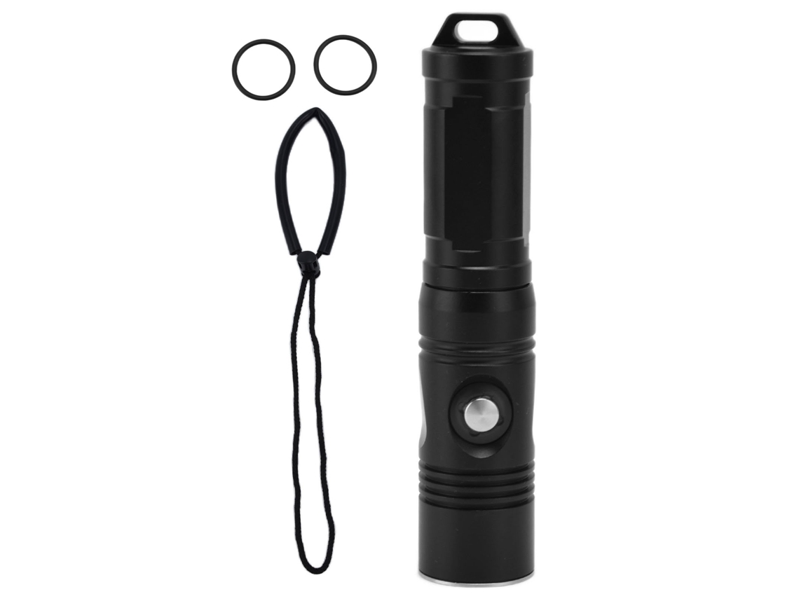 Linterna De Buceo Ipx8 Resistente Al Agua Con 5 Modos Iluminación. Luces Subacuáticas Para Pesca