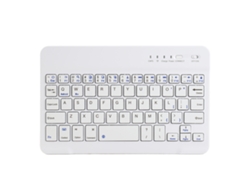 Teclado Sem Fio Bluetooth 7 Polegadas Compacto Ultra Fino Mudo Para Celular Tablet Pc