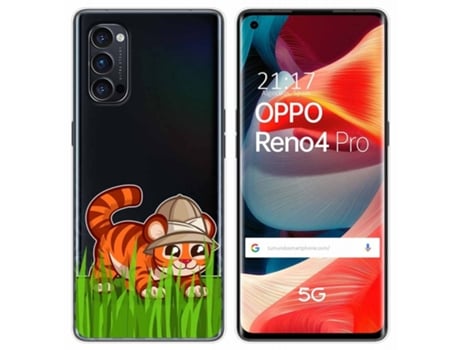 Carcasa Oppo Reno 4 Pro 5G TUMUNDOSMARTPHONE Dibujos Transparente
