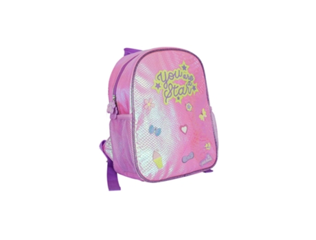 Mochila AMBAR New Magical World Holo 2023 Rosa 31X22X12Cm 6161200420022