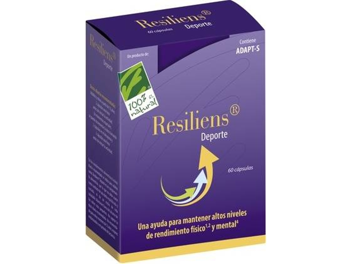 Complemento Alimentar 100% NATURAL Resiliens Desporto (60 cápsulas)