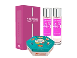Set de 2 Fragancias Nº45 Caja Regalo Caja de Té 60 Bolsitas Caravana