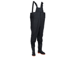 Vadeador de pecho con botas VIDAXL negro talla 43