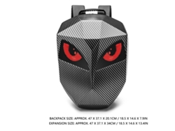 Mochila para portátil con pantalla LED programable, carcasa resistente al agua, alimentación USB, ideal para viajes y para montar en moto.