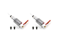 2x For Anycubic I3 Mega Hotend 12v With 2pcs Hardened Steel 0.4mm For E3d V6 Nozzles For Extruder 3d Print Hotend
