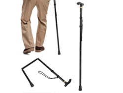 El bastón flexible proporciona un apoyo estable para personas mayores y discapacitadas.
