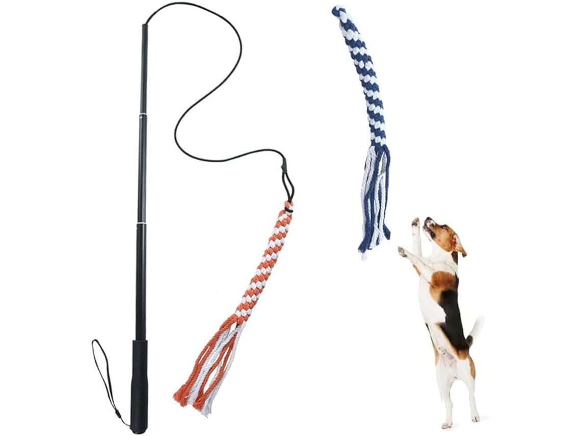 Vara telescópica con 2 cabezales para perros ZYBLSSBB