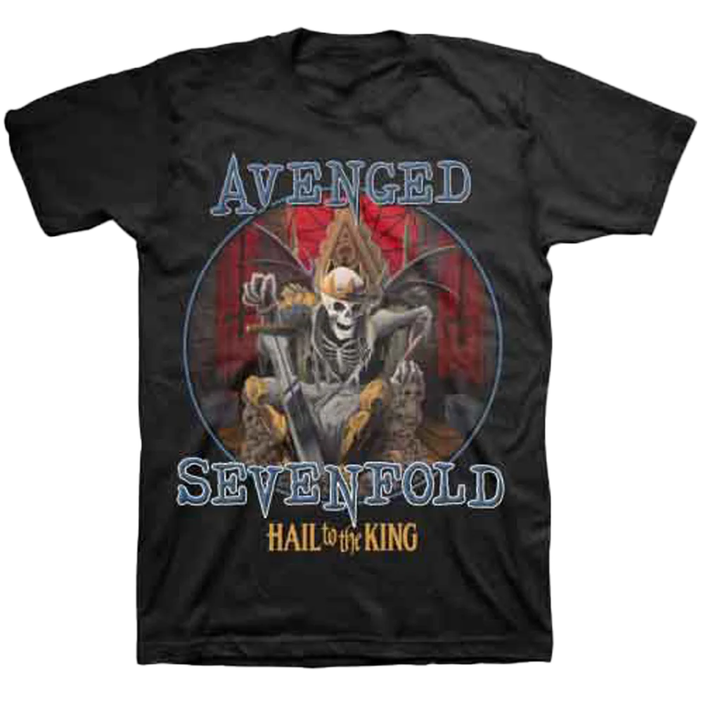 Avenged Sevenfold Hail To The King T-shirt Unisex Rockinstone Size:m