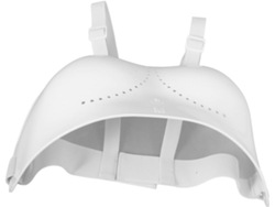 Protector De Pecho De Pvc Blanco Para Mujer, Diseñado Para Adolescentes Prácticas.