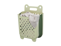 Cesto De Ropa Plegable De Pared De Gran Capacidad, Colgante Verde L