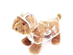 2026-abrigo Impermeable Para Perros Con Capucha Transparente Talla Pequeña A X-large 2pcs