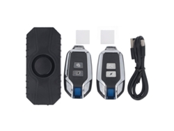 Alarma Antirrobo Para Bicicletas Con Sensor De Vibración, Mando A Distancia Y Batería Recargable.