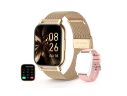Smartwatch YIZHOOD TE797 Conexión con un clic entre sistemas Android e iOS Oro