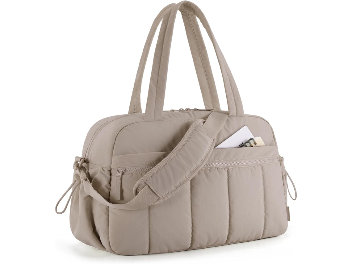Bolsa Esportiva E De Viagem À Prova D‘água (camel/tote) – Para Academia, Hospital, Natação, Sauna – Com Bolsa Molhada Pvc