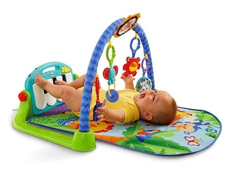 Juego Educativo FISHER PRICE Gimnasio y Piano Pies y Manos (Edad Mínima: Recién Nacido - 68,5 x 8 x 45,5 cm)