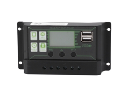 Controlador De Carga Solar Pwm Con Pantalla Lcd Y Doble Puerto Usb De 5 V Para Paneles Solares De 200 A.