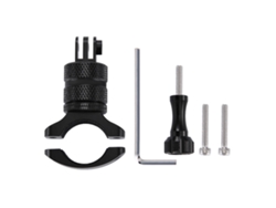 Soporte Para Bicicleta De Aluminio Puluz Con Rotación 360° Compatible Con Gopro Hero 11/10/9/8 Y Cámaras De Acción