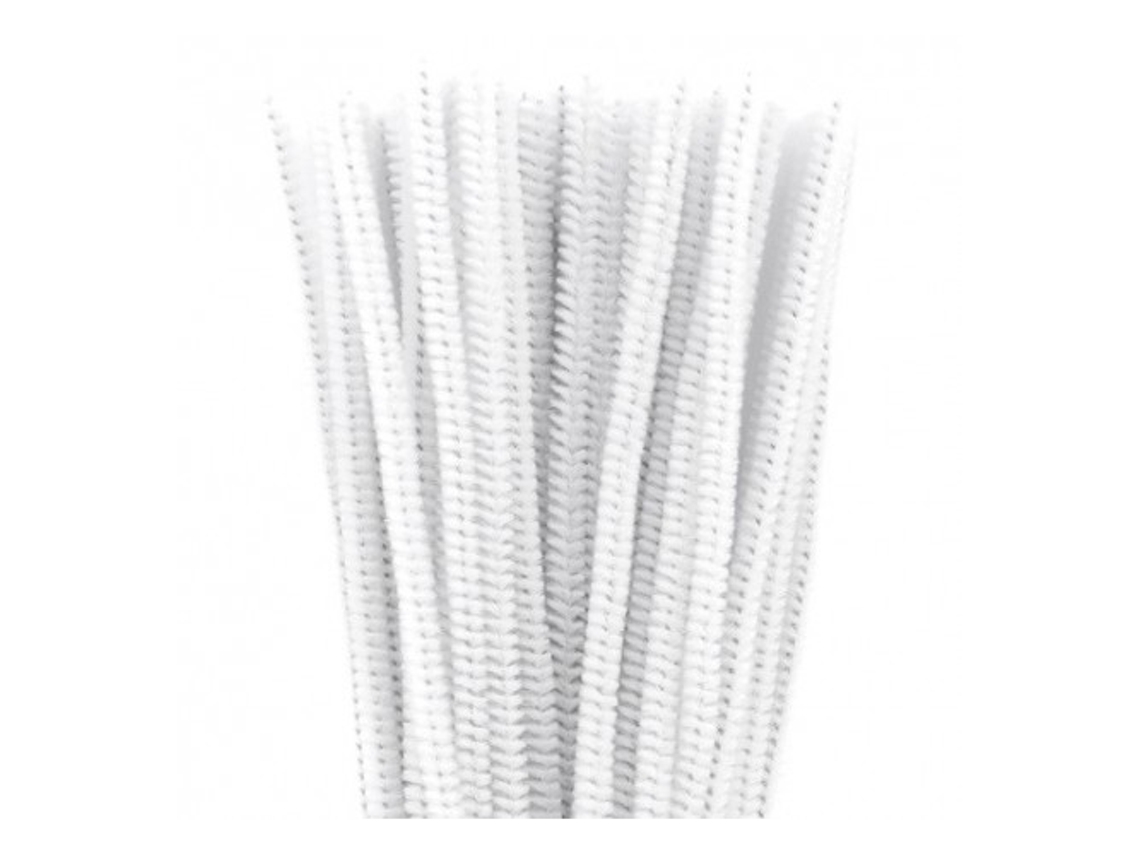 Bolsa 10 Uds Chenilla Blanca Marianne 50 Cm