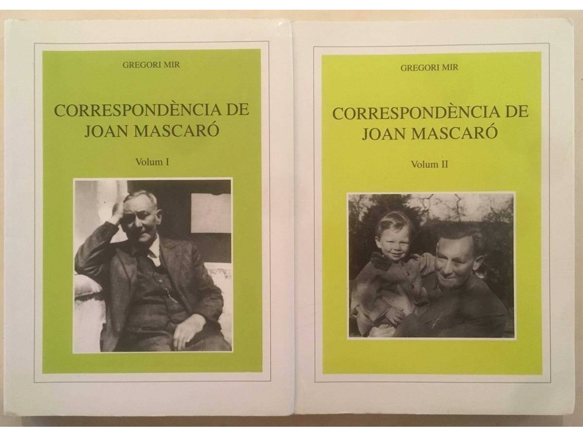 Libro Correspondencia De Joan Mascaro 2 Volv de Gregori Mir