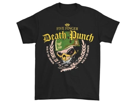 Camiseta ROCKINSTONE de la gira Five Finger Death Punch Warhead 2014 (L)