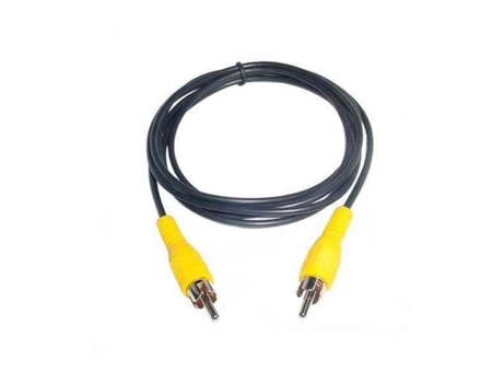 Cable RCA macho - macho YATEK, ideal para cámaras de visión trasera, longitud 3 metros, color negro