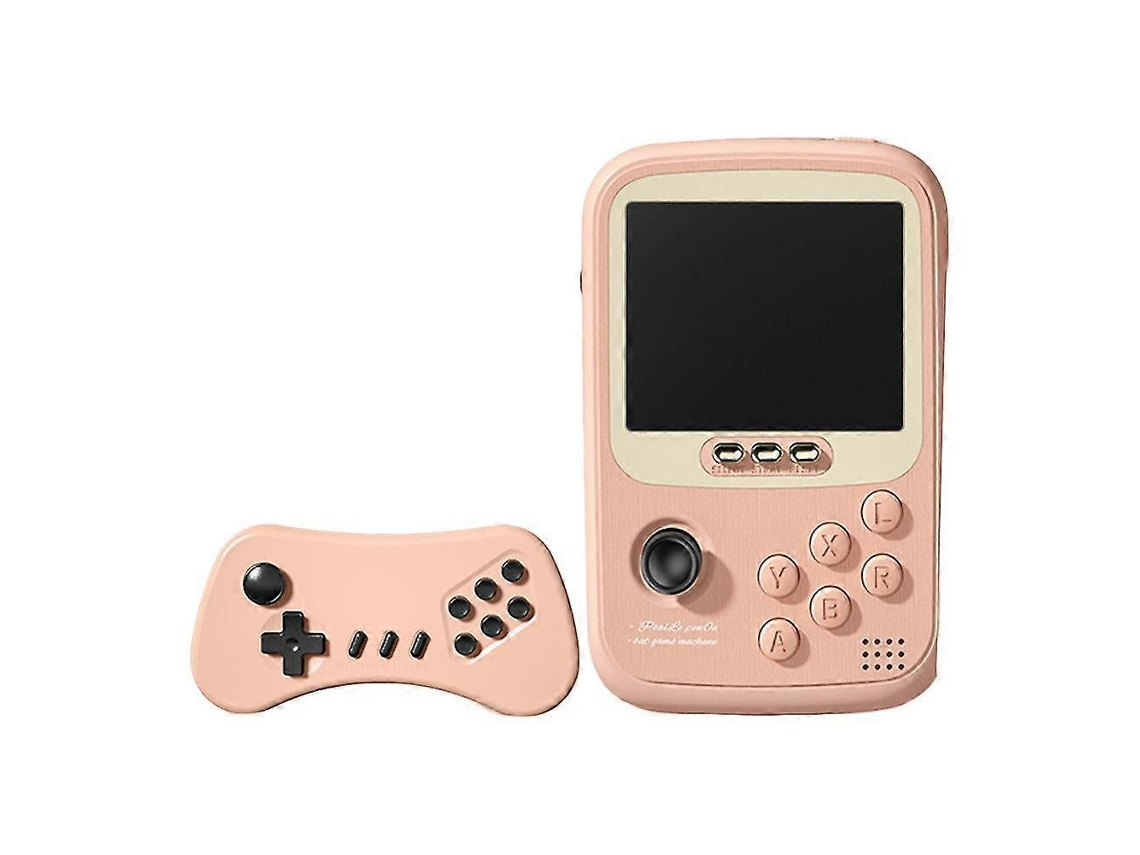 6000mah Joystick Portátil De Gran Capacidad Consola De Juegos Retro Bancos De Energía Máquina De Videojuegos Rosa Con Gamepad