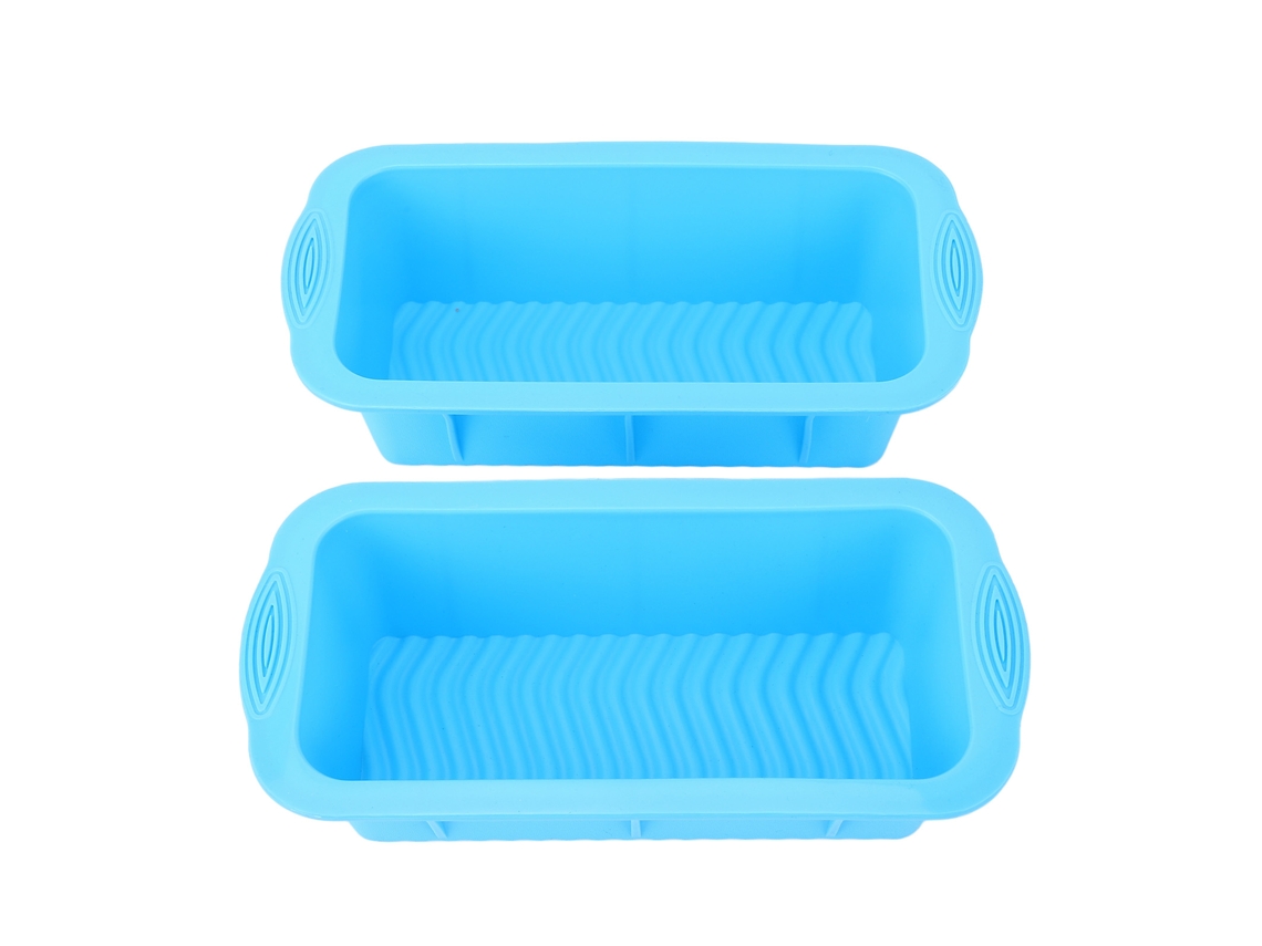 2 Moldes De Hielo Grande De Silicona Reutilizables Para Baño De Hielo Refrigerador Azul