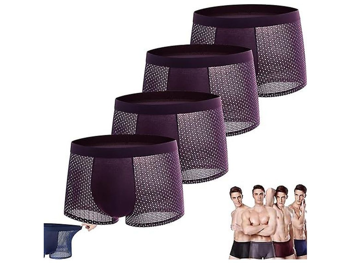 2026-boxer Briefs De Bambú Boxhero Para Hombres - Confort Todo El Día, Ropa Interior Suave Y Respirable, Ideal Como Regalo