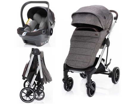 Carrito de Bebé ZOPA Quest Tornado (92x55.5x110 cm - Gris)