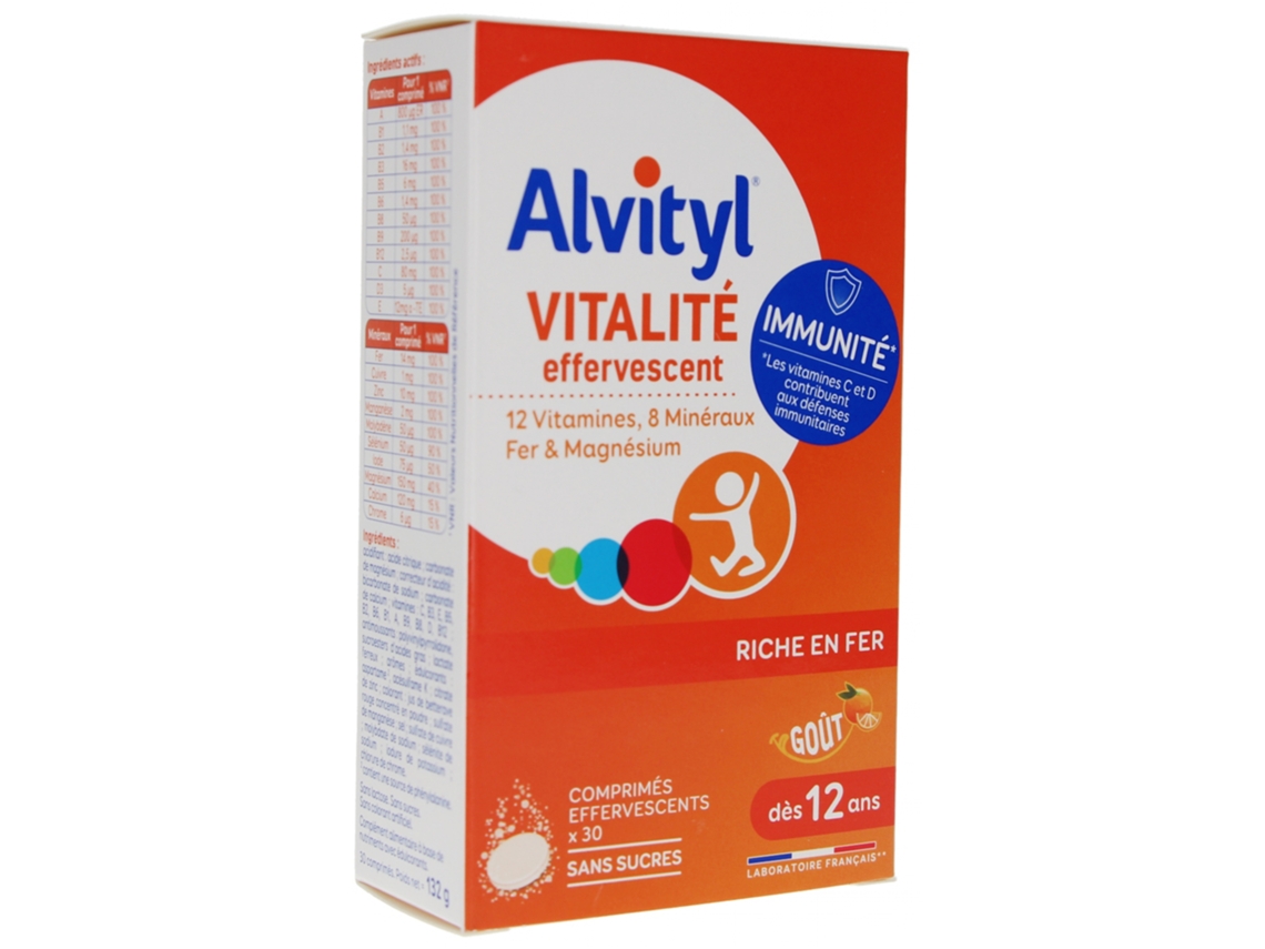 Vitalidad 30 Comprimidos Efervescentes ALVITYL