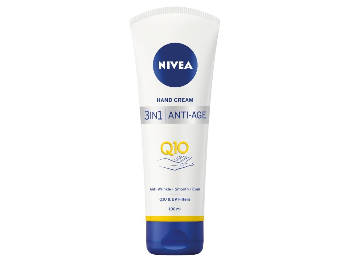 Crema de manos antiedad 3 en 1 Q10 100 ml Nivea