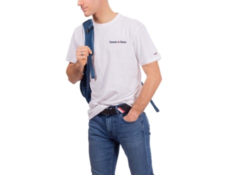 Camiseta de Hombre TOMMY JEANS Blanco (M)