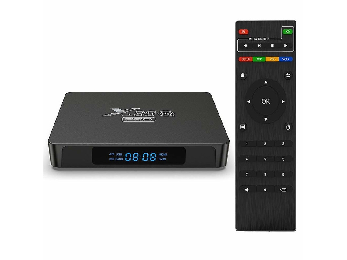 Yizhood X96q Pro - TV Box Android con 2 GB de RAM y 16 GB de ROM, resolución 6K, color negro