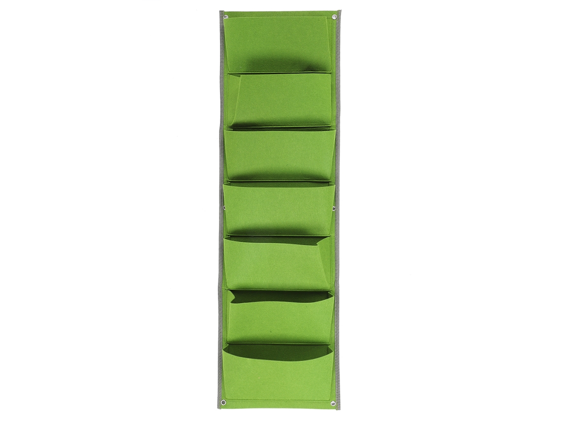 Bolsa Vertical De Fieltro Para Plantar, Con 7 Bolsillos, Resistente A La Corrosión Y Transpirable, Para Jardinería Paisajística.