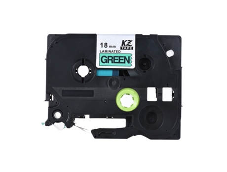 Cinta de etiquetas laminada negra sobre roja Compatible con impresora de etiquetas Brother P-touch PT-1010/PT-2100/PT-18R/PT-E200/PT-9500 9mm * 8m ...