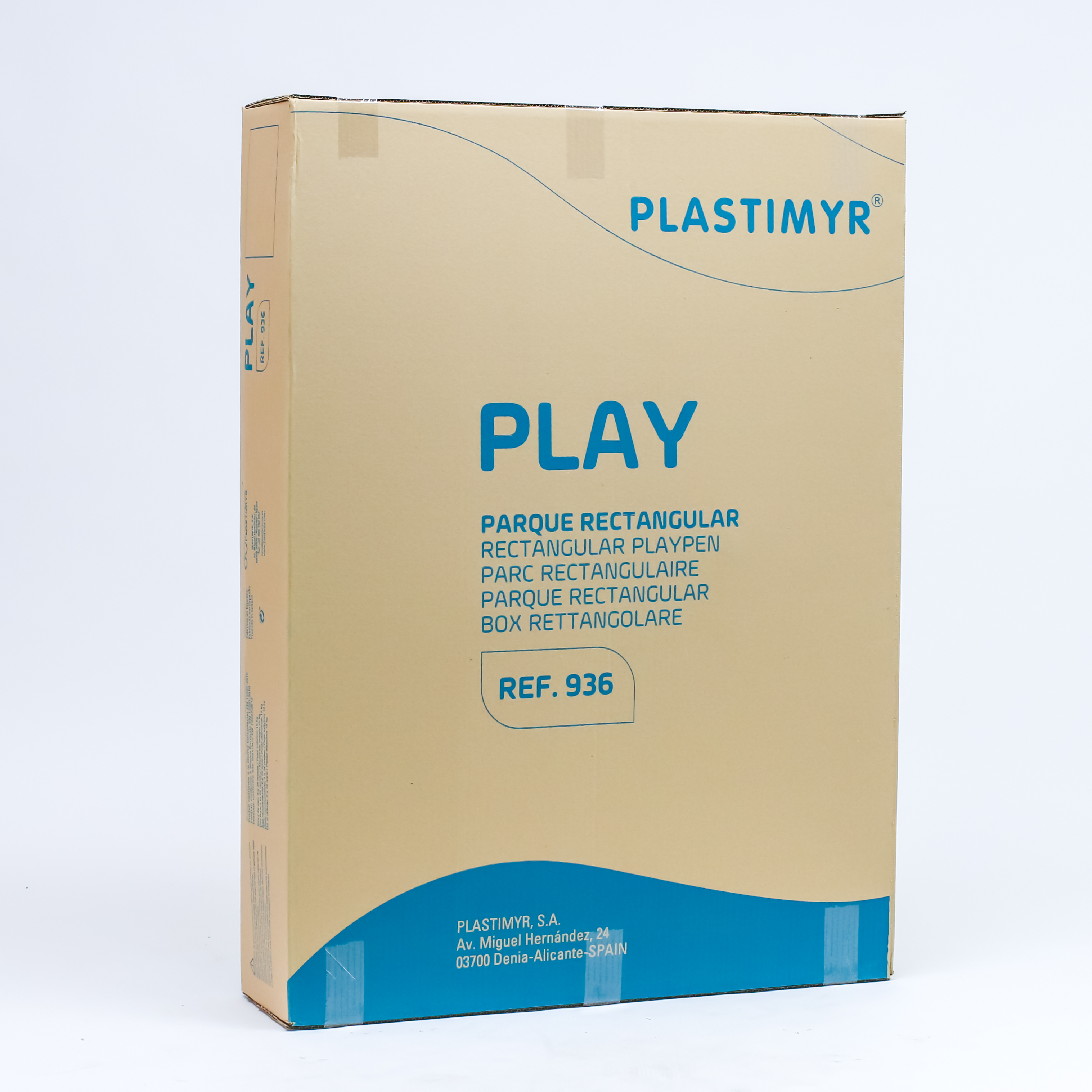 Plastimyr - Parque Rectangular Play Estrella Gris