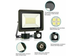 Foco De 100 W Con Sensor De Movimiento – Resistente Al Agua – 60.000 Lúmenes