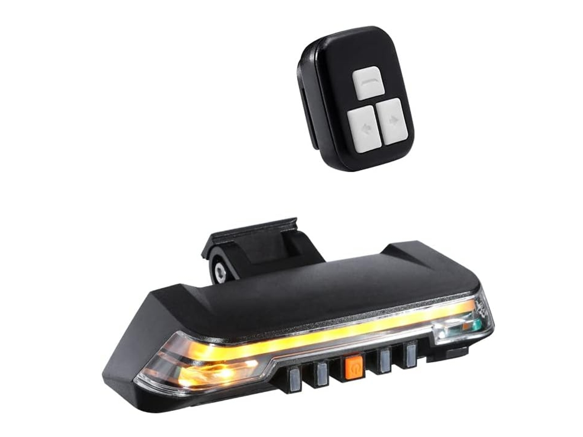 Luz Trasera Inteligente Para Bicicleta, Con Sensor De Giro Y Freno, Control Remoto, Recargable Por Usb, Resistente Al Agua, Luces Led De Adv