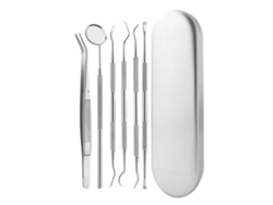 Kit De Herramientas Dentales De Acero Inoxidable, Limpiador De Sarro, Juego De 6 Piezas SIURN