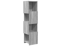 Mueble esquinero Sonoma gris con madera procesada MAISON EXCLUSIVE (25,5 x 25 x 102 cm)