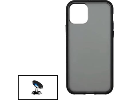 Kit Funda Anti Choque Protection y Soporte Magnético de Coche Apple iPhone 13 Pro Max PHONECARE Negro