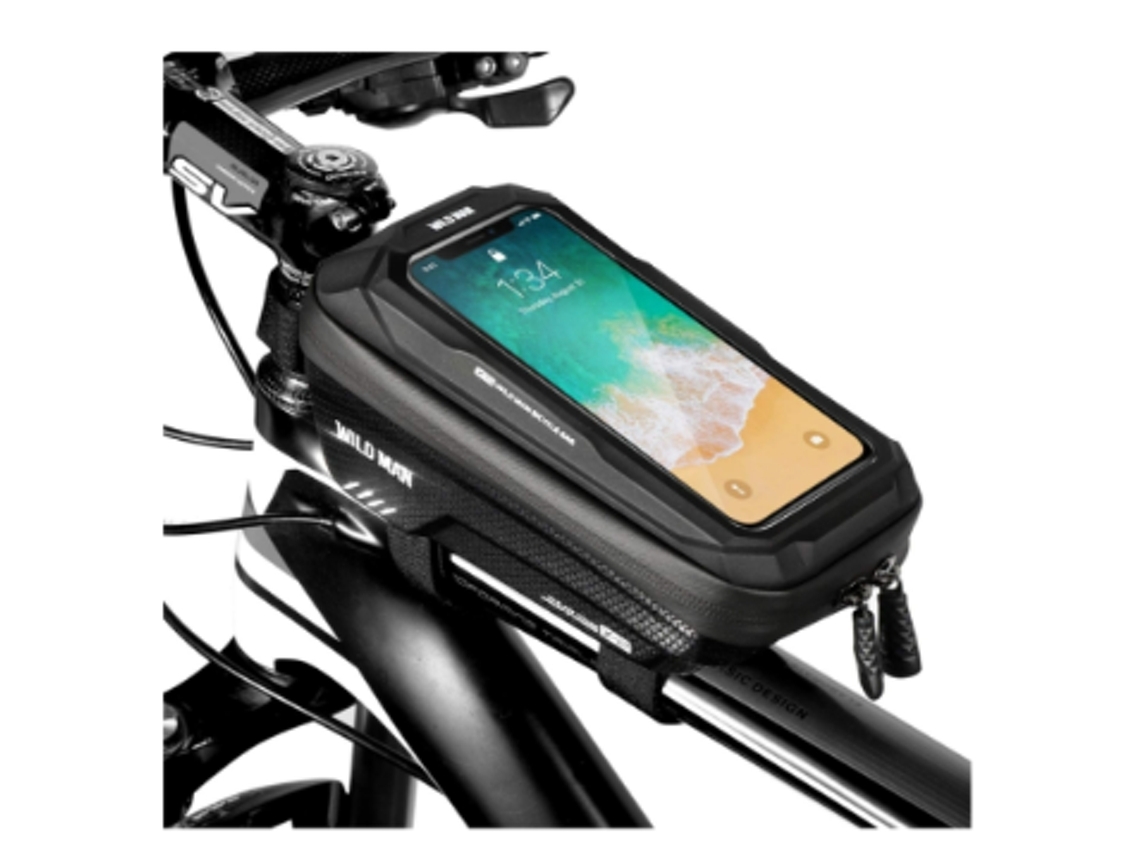 Bolsa impermeable para cuadro de bicicleta para teléfono y GPS de Gusshious.
