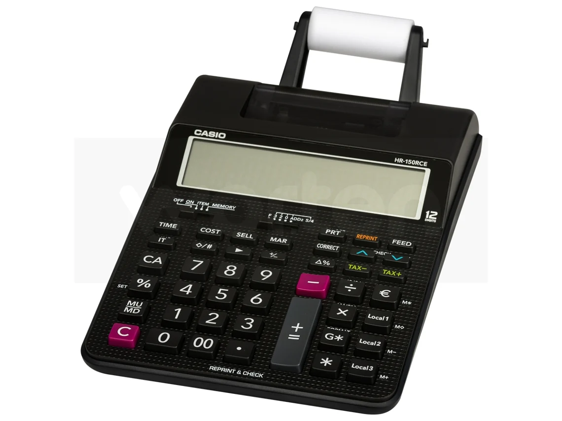 Calculadora Básica con impresión CASIO HR-150REC