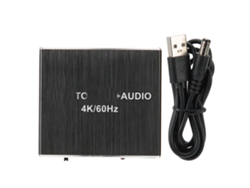 Extractor de audio HDMI 2.0 (compatible con 4k60hz, HDR)