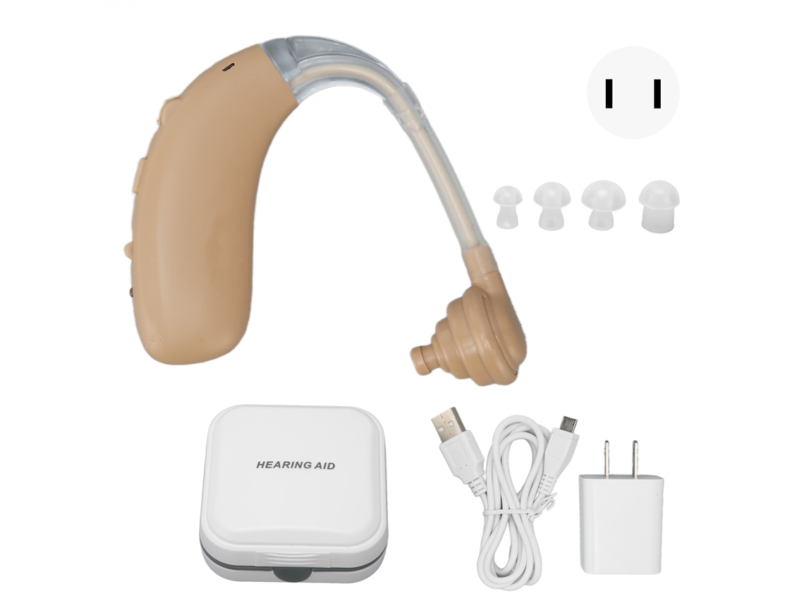 Audífonos Inalámbricos Bluetooth Para Personas Mayores Con Cancelación De Ruido, Recargables, Amplificador Digital, 100-240 V, Enchufe Estadounidense.