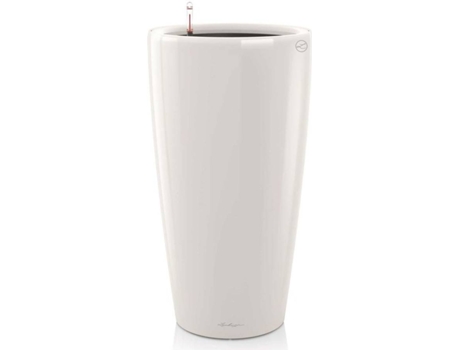 LECHUZA Macetero Rondo 40 ALL-IN-ONE blanco brillante 15740